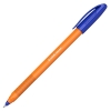 Ручка шариковая Erich Krause "Ultra Glide Technology U-108 Orange Stick" ЕК47582 синяя, 1,0мм, трехгран.