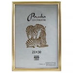 Фоторамка А4 21*30 пластик, золото №1 РП_41690 Фоторамка А4 21*30 пластик, золото №1 РП_41690