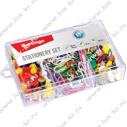 Набор мелкоофисных принадлежностей Berlingo Mcn_25006, 250 предметов, пластиковая упаковка Набор мелкоофисных принадлежностей Berlingo Mcn_25006, 250 предметов, пластиковая упаковка