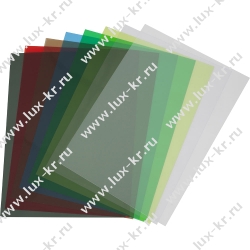 Обложки пластиковые прозрачные зеленые, А3 (100шт), в пачках Обложки пластиковые прозрачные зеленые, А3 (100шт), в пачках