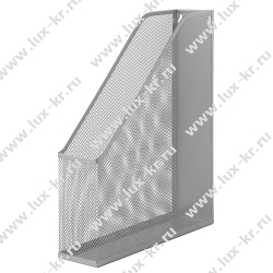 BRAUBERG "Germanium" Лоток вертикальный для бумаг 250х72х315 мм, металлический, серебряный, 231949