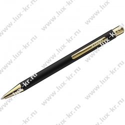 Ручка шариковая Luxor "Nova" синяя, 1,0мм, корпус черный/золото, кнопочный механизм 8236/1187 Ручка шариковая Luxor "Nova" синяя, 1,0мм, корпус черный/золото, кнопочный механизм 8236/1187