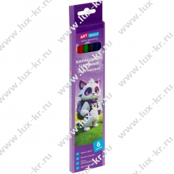 Карандаши цветные пластиковые ArtSpace, 06цв., заточен., Карандаши цветные пластиковые ArtSpace, 06цв., заточен.,