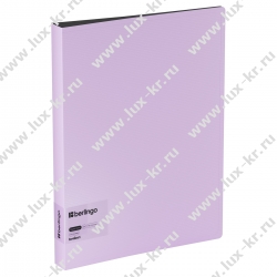 Папка с 60 вкладышами Berlingo "Instinct" А4, 30мм, 700мкм, с внутр. карманом, лаванда ВИ4_60507 Папка с 60 вкладышами Berlingo "Instinct" А4, 30мм, 700мкм, с внутр. карманом, лаванда ВИ4_60507