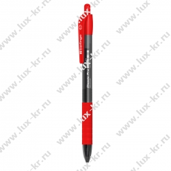 Ручка шариковая автоматическая Berlingo "Classic Pro" КРАСНАЯ, 0,7мм, грип CBm_70924 Ручка шариковая автоматическая Berlingo "Classic Pro" КРАСНАЯ, 0,7мм, грип CBm_70924