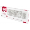 Клавиатура проводная SMARTBUY ONE 238, USB, 104 клавиши, белый, SBK-238U-W