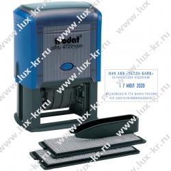 Датер самонаборный Trodat, пластик, 4стр., 4мм, 2 кассы 4729 Датер самонаборный Trodat, пластик, 4стр., 4мм, 2 кассы 4729