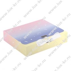 Коробка складная подарочная MESHU "Universe", (22*18*5см), с лентой, отд фольгой MS_62776