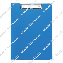 Папка-планшет с зажимом OfficeSpace А4, 500мкм, пластик, синий 245658