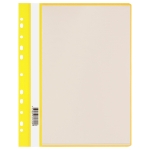 Папка-скоросшиватель с 10 вкладышами СТАММ с перфорацией, А4, 160мкм, пластик, желтая ММ-31753 Папка-скоросшиватель с 10 вкладышами СТАММ с перфорацией, А4, 160мкм, пластик, желтая ММ-31753