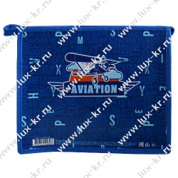 Папка на молнии для тетрадей, А5, одно отделение