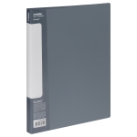 Папка с пружинным скоросшивателем СТАММ "Стандарт" А4, 17мм, 700мкм, пластик, серая ММ-30649 Папка с пружинным скоросшивателем СТАММ "Стандарт" А4, 17мм, 700мкм, пластик, серая ММ-30649