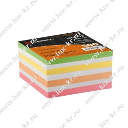 Блок для записи LAMARK712, цветной 80*80мм, 400л на склейке