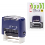 Штамп самонаборный 3-строчный STAFF, оттиск 38х14 мм, "Printer 8051", КАССА В КОМПЛЕКТЕ, 237423 Штамп самонаборный 3-строчный STAFF, оттиск 38х14 мм, "Printer 8051", КАССА В КОМПЛЕКТЕ, 237423