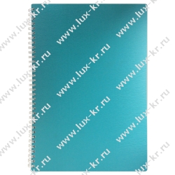 Тетрадь 80л, клетка, на гребне, пластиковая обложка,  А4