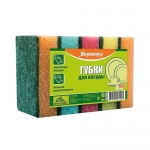 ХОЗЯЮШКА Губка д/посуды Стандарт (5шт/уп) ХОЗЯЮШКА Губка д/посуды Стандарт (5шт/уп)