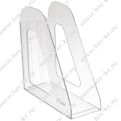 Лоток для бумаг вертикальный "Стамм", ЛТ 701 прозрачный Лоток для бумаг вертикальный "Стамм", ЛТ 701 прозрачный