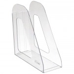 Лоток для бумаг вертикальный "Стамм", ЛТ 701 прозрачный Лоток для бумаг вертикальный "Стамм", ЛТ 701 прозрачный