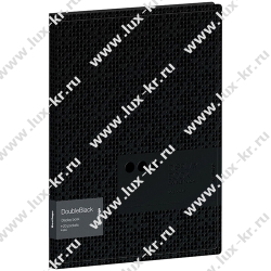 Папка с 40 вкладышами Berlingo "DoubleBlack" DB4_20701, 24мм, 600мкм, черная, с внутр. карманом, с рисунком