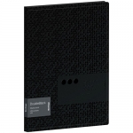 Папка с 40 вкладышами Berlingo "DoubleBlack" DB4_20701, 24мм, 600мкм, черная, с внутр. карманом, с рисунком