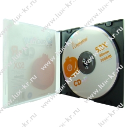 Диск CD-R  700Mb Smart Buy, 52x, Slim Case