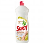 SORTI жидкость для мытья посуды Бальзам с Ромашкой 900мл SORTI жидкость для мытья посуды Бальзам с Ромашкой 900мл