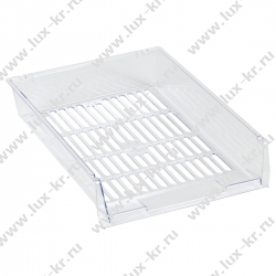 Лоток для бумаг горизонтальный СТАММ "Респект", сетчатый, прозрачный ЛТГ-31162 Лоток для бумаг горизонтальный СТАММ "Респект", сетчатый, прозрачный ЛТГ-31162