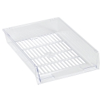 Лоток для бумаг горизонтальный СТАММ "Респект", сетчатый, прозрачный ЛТГ-31162 Лоток для бумаг горизонтальный СТАММ "Респект", сетчатый, прозрачный ЛТГ-31162