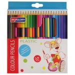 Набор карандашей SKYGLORY 24 цвета пластиковые Набор карандашей SKYGLORY 24 цвета пластиковые