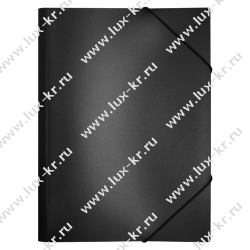 Папка на резинке, А4, Dolce Costo Эконом, черная