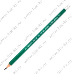 Карандаш DolcheCostо240 заточенный с/л, зеленый пластиковый корпус НВ