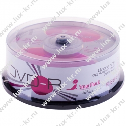 Диск DVD-R 4.7Gb Smart Track 16х Cake Box (25шт) Диск DVD-R 4.7Gb Smart Track 16х Cake Box (25шт)