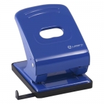 Дырокол LAMARK 151 (Mettallic, до 40 листов с линейкой) синий