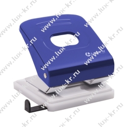Дырокол LAMARK 150 (Mettallic, до 30 листов с линейкой) синий