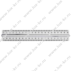 Линейка пластиковая 20 см с держателем Линейка пластиковая 20 см с держателем