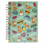 Записная книжка BG А6, 80л, на гребне, твердая обложка Записная книжка BG А6, 80л, на гребне, твердая обложка