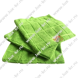 ЛЮБАША 603948 Набор салфеток из микрофибры с квадратным тиснением 40*40см (3шт) ЛЮБАША 603948 Набор салфеток из микрофибры с квадратным тиснением 40*40см (3шт)