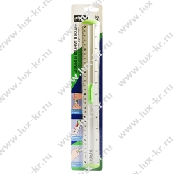 Линейка Attache Selection aluminium 30 см алюминиевая с держателем зеленая Линейка Attache Selection aluminium 30 см алюминиевая с держателем зеленая