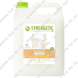 Мыло жидкое Synergetic "Миндальное молочко", канистра, 5л