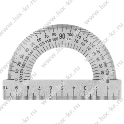 Транспортир металлический ТС-10, 180градусов, 10см Транспортир металлический ТС-10, 180градусов, 10см