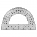 Транспортир металлический ТС-10, 180градусов, 10см