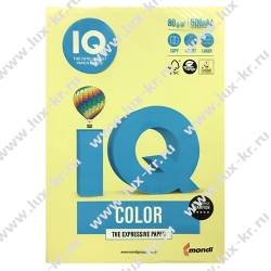 IQ COLOR ZG34 бумага цветная (А4, 80г, 500л лимонно-желтый) IQ COLOR ZG34 бумага цветная (А4, 80г, 500л лимонно-желтый)