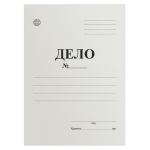 Скоросшиватель DOLCE COSTO "Дело", картон немелованный, 320г/м2, D00506