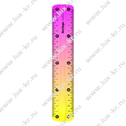 Линейка 20см Berlingo "Radiance", пластиковая, гибкая, градиент Линейка 20см Berlingo "Radiance", пластиковая, гибкая, градиент