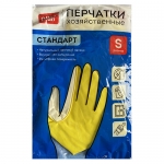 Перчатки резиновые хозяйственные OfficeClean Стандарт+, супер прочные, р.S, желтые (257667) Перчатки резиновые хозяйственные OfficeClean Стандарт+, супер прочные, р.S, желтые (257667)