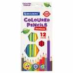 Карандаши цветные BRAUBERG PREMIUM, 12 цветов, шестигранные, грифель мягкий 3,3 мм, 181656 Карандаши цветные BRAUBERG PREMIUM, 12 цветов, шестигранные, грифель мягкий 3,3 мм, 181656