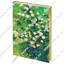 Записная книжка А6 80л. ЛАЙТ, кожзам, Greenwich Line "Vision. Van Gogh. Roses", тон. блок, зол. Срез NA6_30814 Записная книжка А6 80л. ЛАЙТ, кожзам, Greenwich Line "Vision. Van Gogh. Roses", тон. блок, зол. Срез NA6_30814