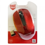 Мышь беспроводная Smartbuy ONE 332, красный, USB, 3btn+Roll SBM-332AG-R