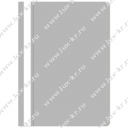 Папка-скоросшиватель, ПВХ, серая Папка-скоросшиватель, ПВХ, серая