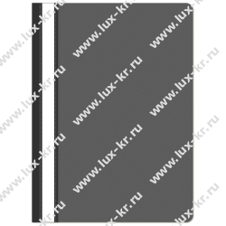 Папка-скоросшиватель, ПВХ, черная Папка-скоросшиватель, ПВХ, черная